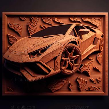 3D модель Lamborghini Raptor (STL)